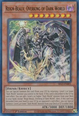 Reign-Beaux, Overking of Dark World - Structure Deck: Dark World (SR13) Ultra Rare