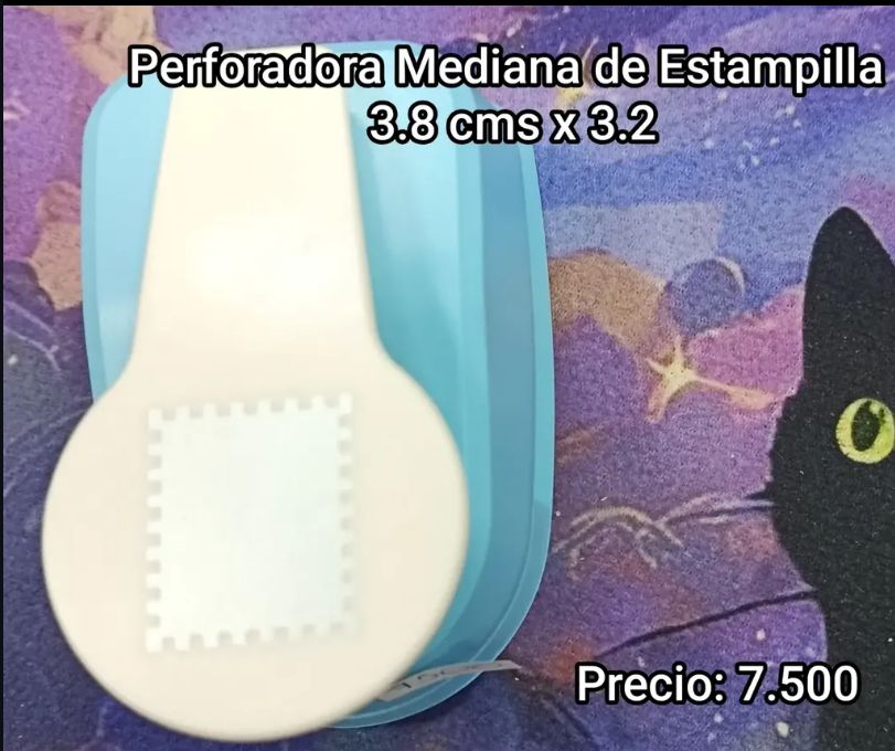 KM Perforadora Estampilla Rectangular 3.8x3.2 cms