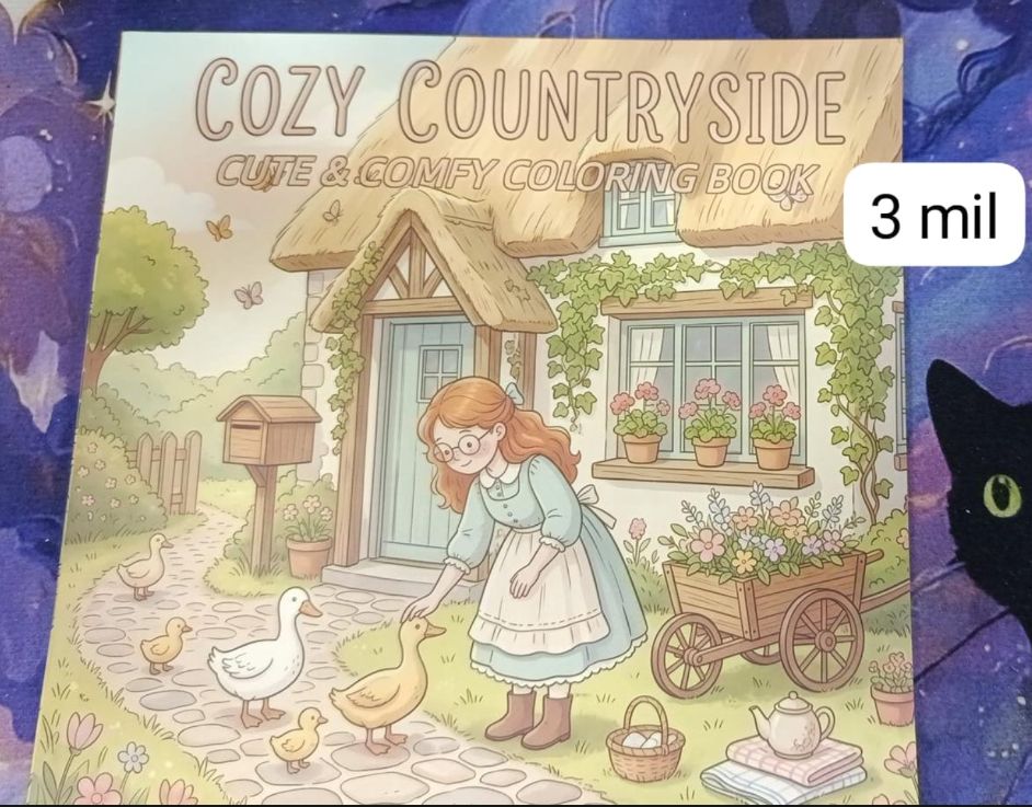 KM Libro para Pintar Cozy Countryside