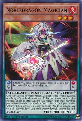 Nobledragon Magician - SDMP-EN003 - Super Rare 1st Edition Structure Deck: Master of Pendulum Singles
