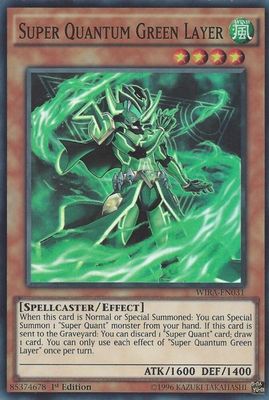 Super Quantum Green Layer - Wing Raiders (WIRA) Super Rare