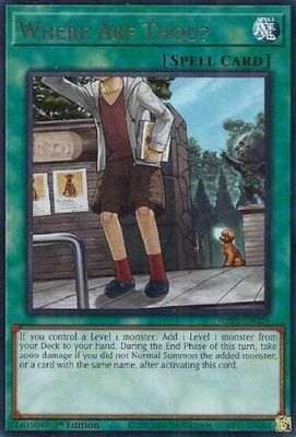 Where Arf Thou? - JUSH-EN028 - Rare 1st Edition Justice Hunters 1st Edition Singles