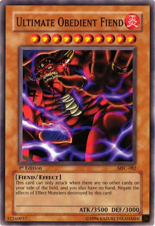 Ultimate Obedient Fiend - Magician's Force (MFC)