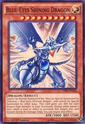 Blue-Eyes Shining Dragon - Duelist Pack: Rivals of the Pharaoh (DPRP)