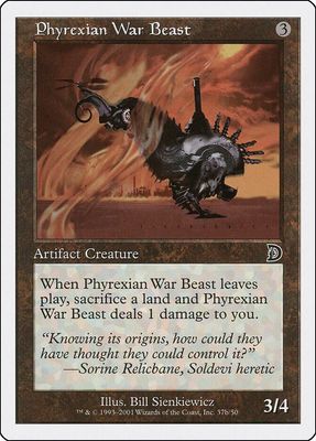 Phyrexian War Beast (37b) - Deckmasters Garfield vs Finkel (DKM)