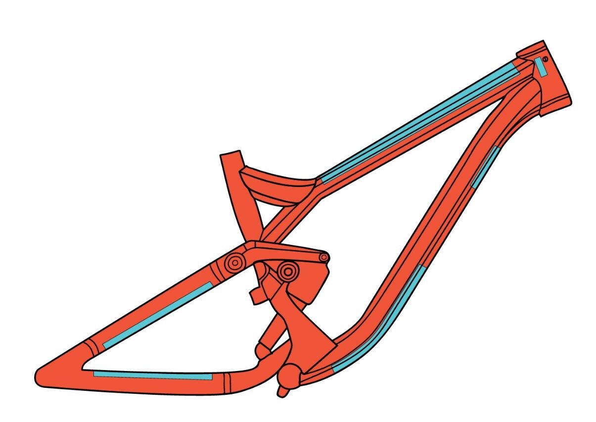 RideWrap Essential Protection Kit, STYLE: FRAME GLOSS