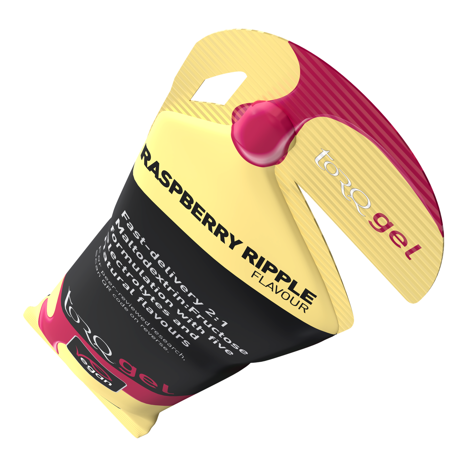 Torq Energy Gel (45g), FLAVOUR: Raspberry Ripple