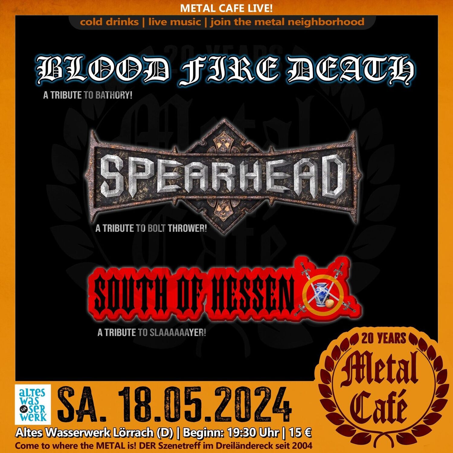 E-Ticket Metal Café 18.05.2024 JUBILÄUMSSHOW
