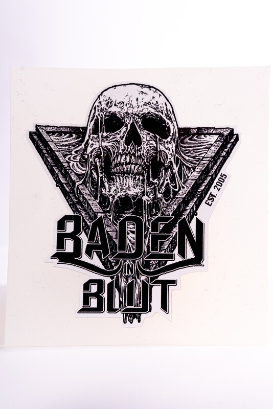 Baden in Blut Skull Sticker I