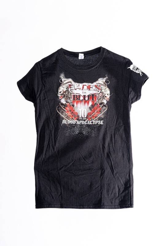 Baden in Blut 2014 Girlie 10 year anniversary Festival Shirt Baden in Blut 2014 Girlie 10 year anniversary Festival Shirt