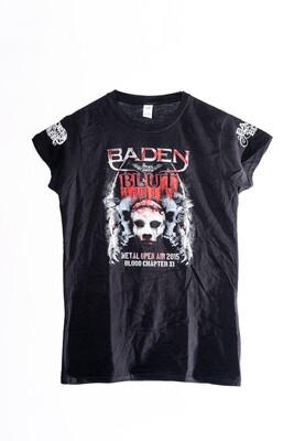 Baden in Blut 2015 Girlie Festival Shirt