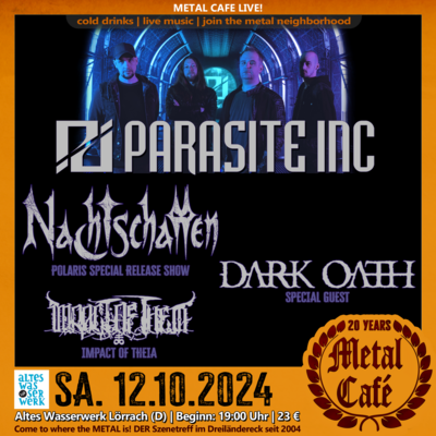 E-Ticket Metal Café 12.10.2024