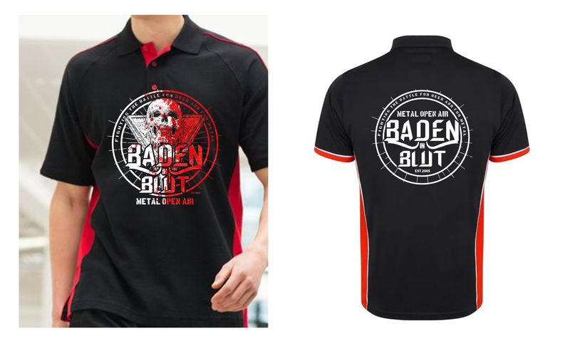 Baden in Blut 2024 - Adult's Sports Polo Print Skull