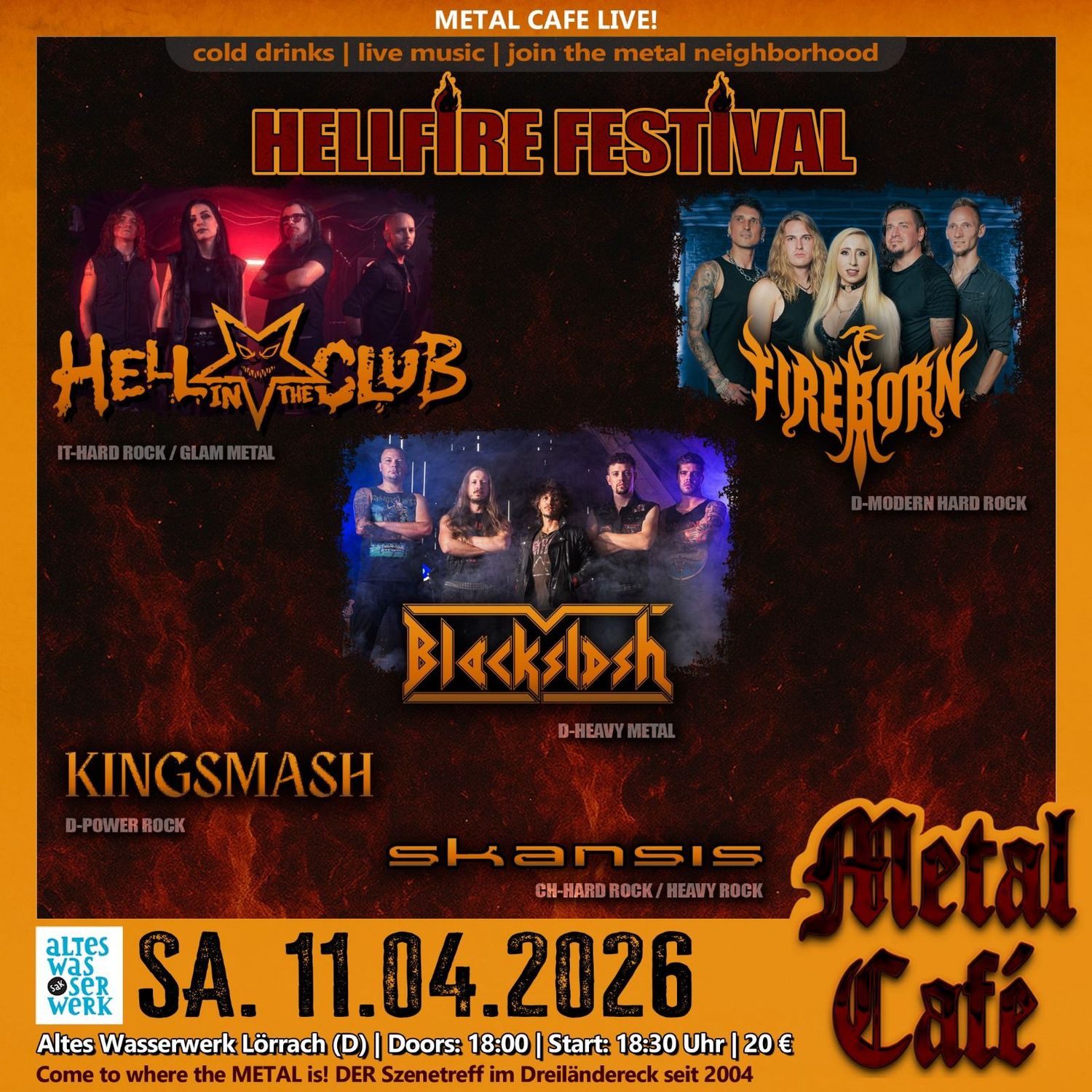E-Ticket Metal Café 11.04.2026