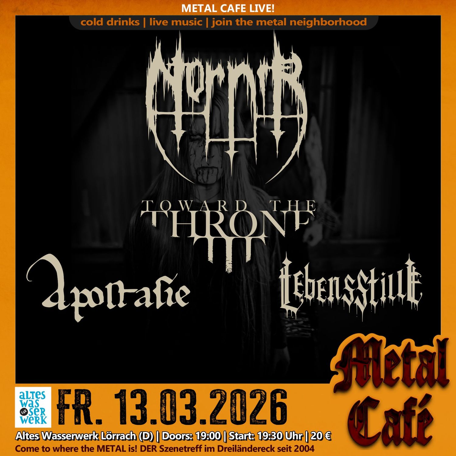 E-Ticket Metal Café 13.03.2026 E-Ticket Metal Café 13.03.2026