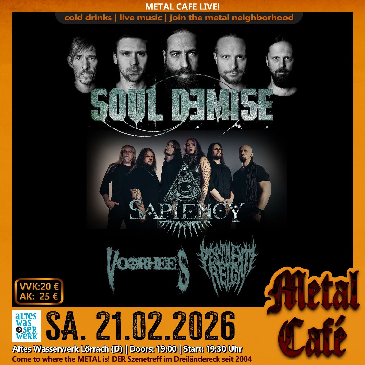 E-Ticket Metal Café 21.02.2026 E-Ticket Metal Café 21.02.2026