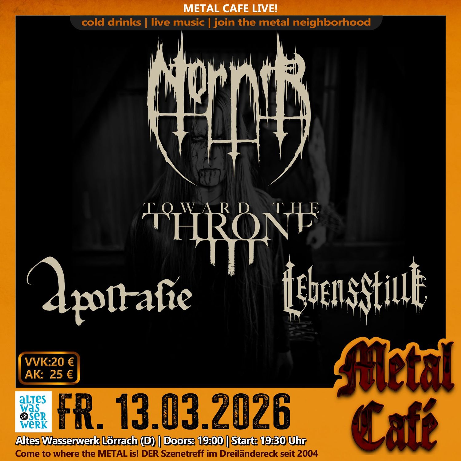 E-Ticket Metal Café 13.03.2026