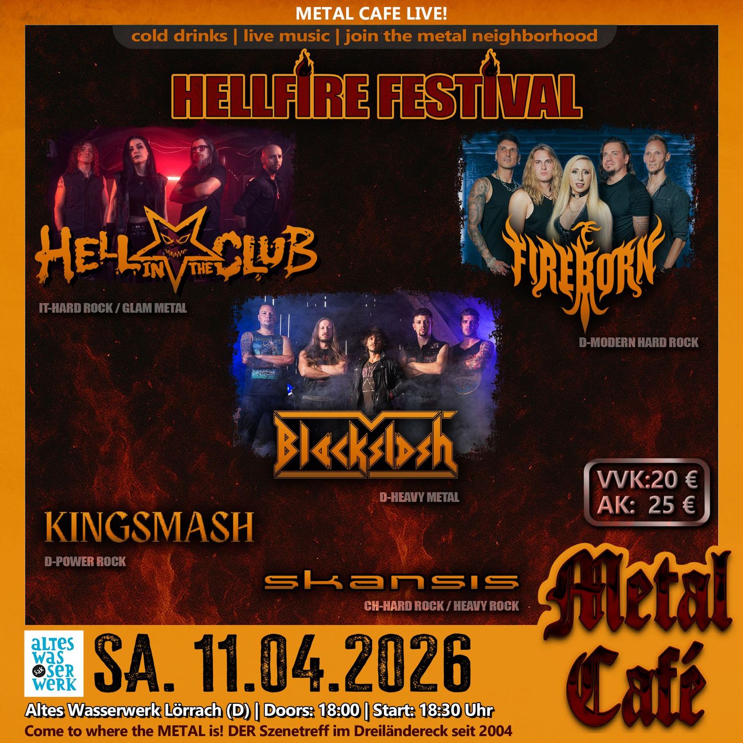 E-Ticket Metal Café 11.04.2026