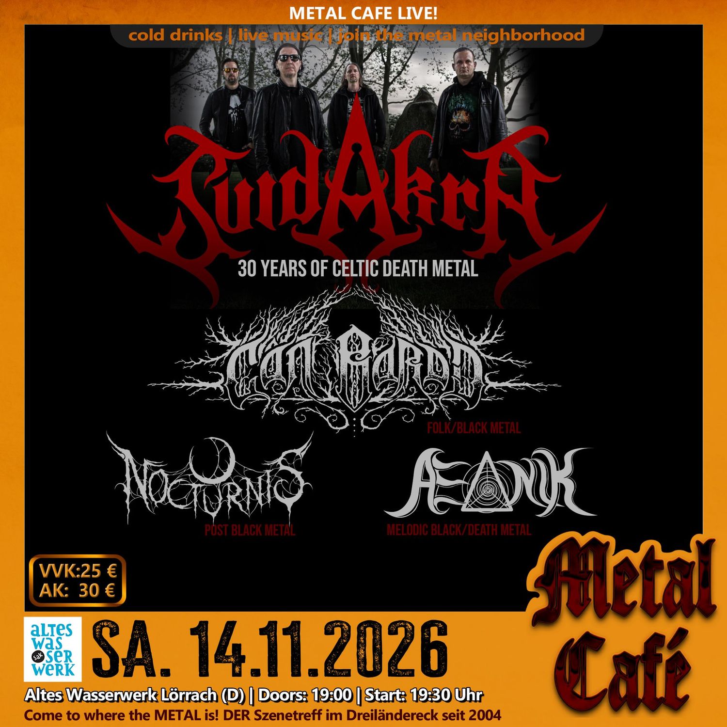 E-Ticket Metal Café 14.11.2026