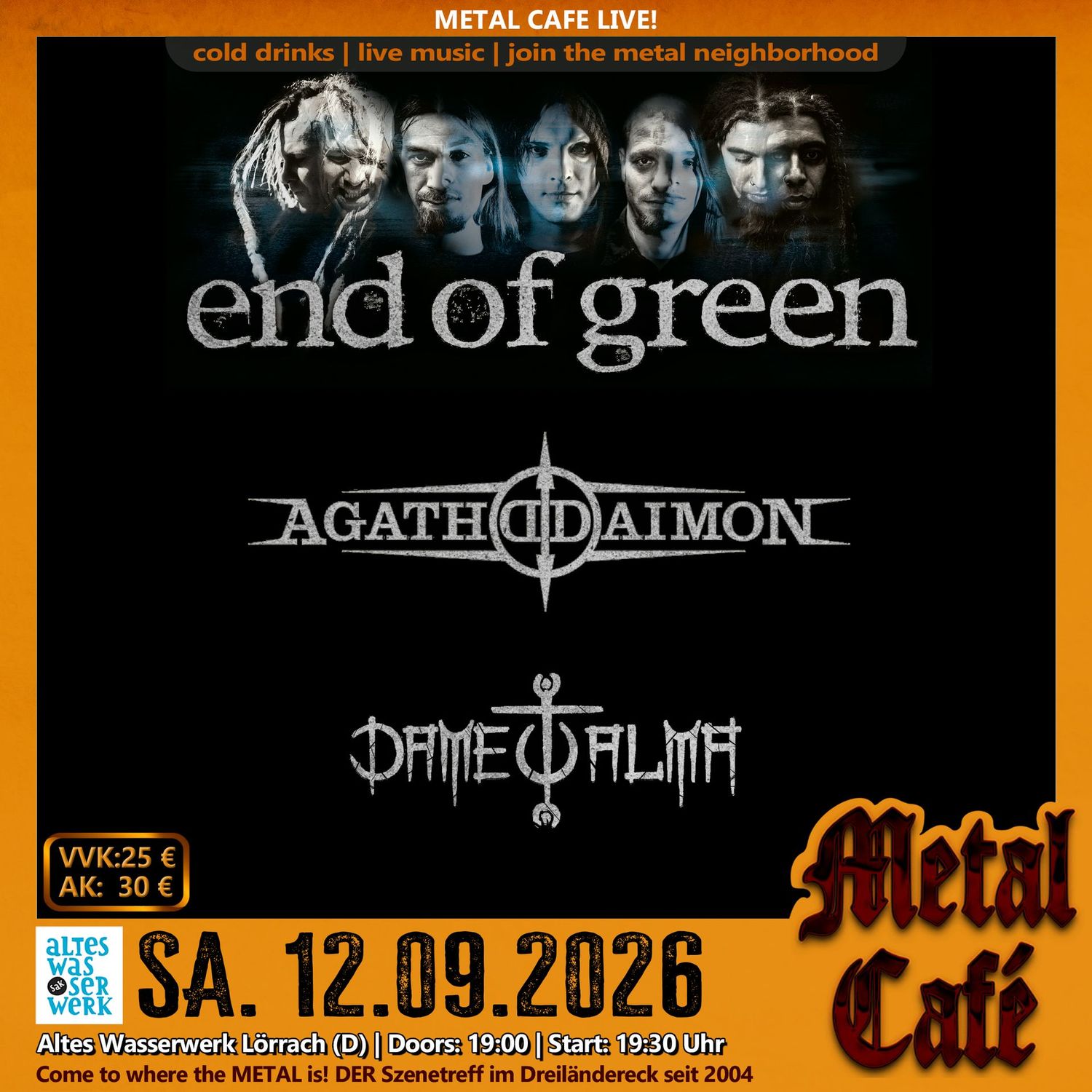 E-Ticket Metal Café 12.09.2026 E-Ticket Metal Café 12.09.2026