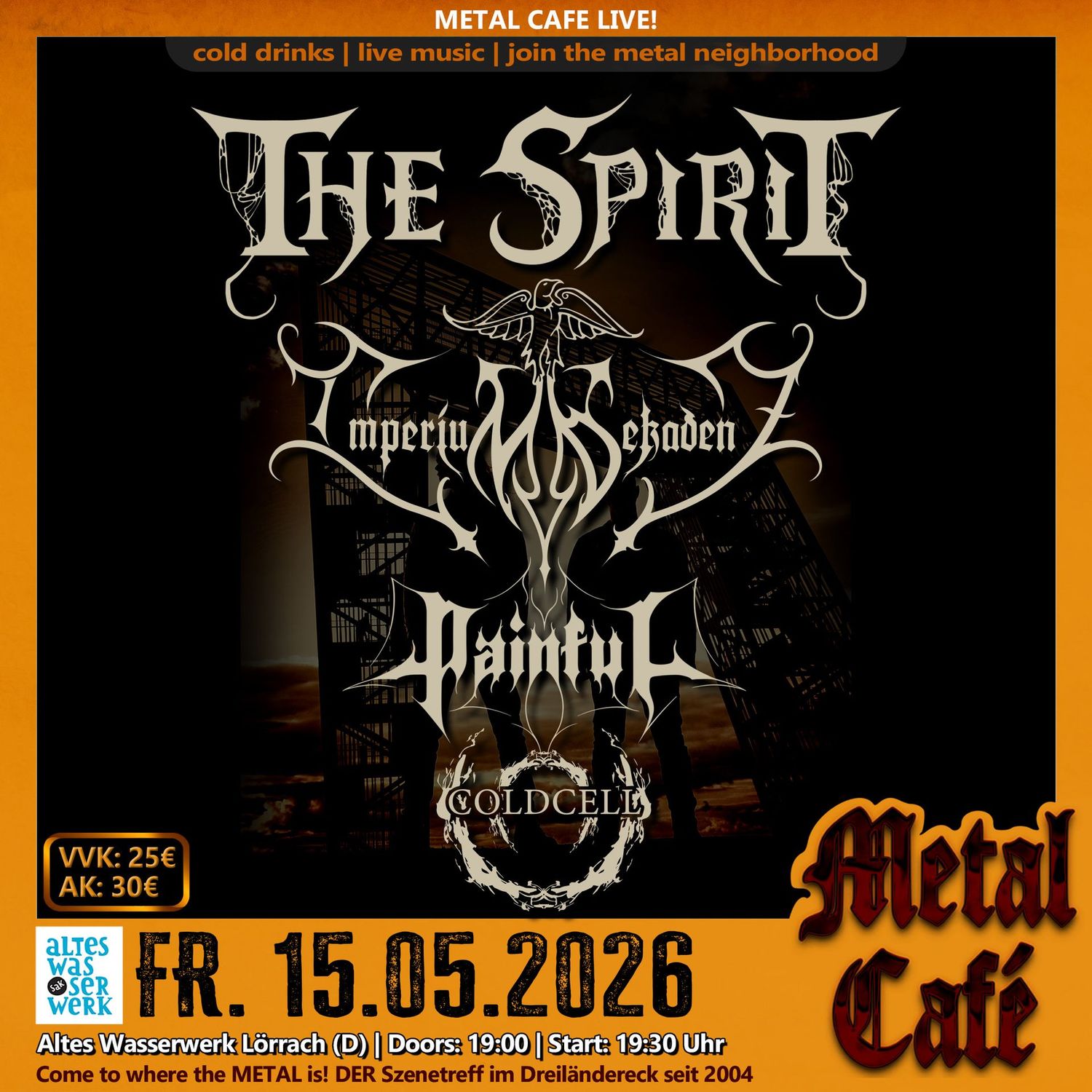 E-Ticket Metal Café 15.05.2026