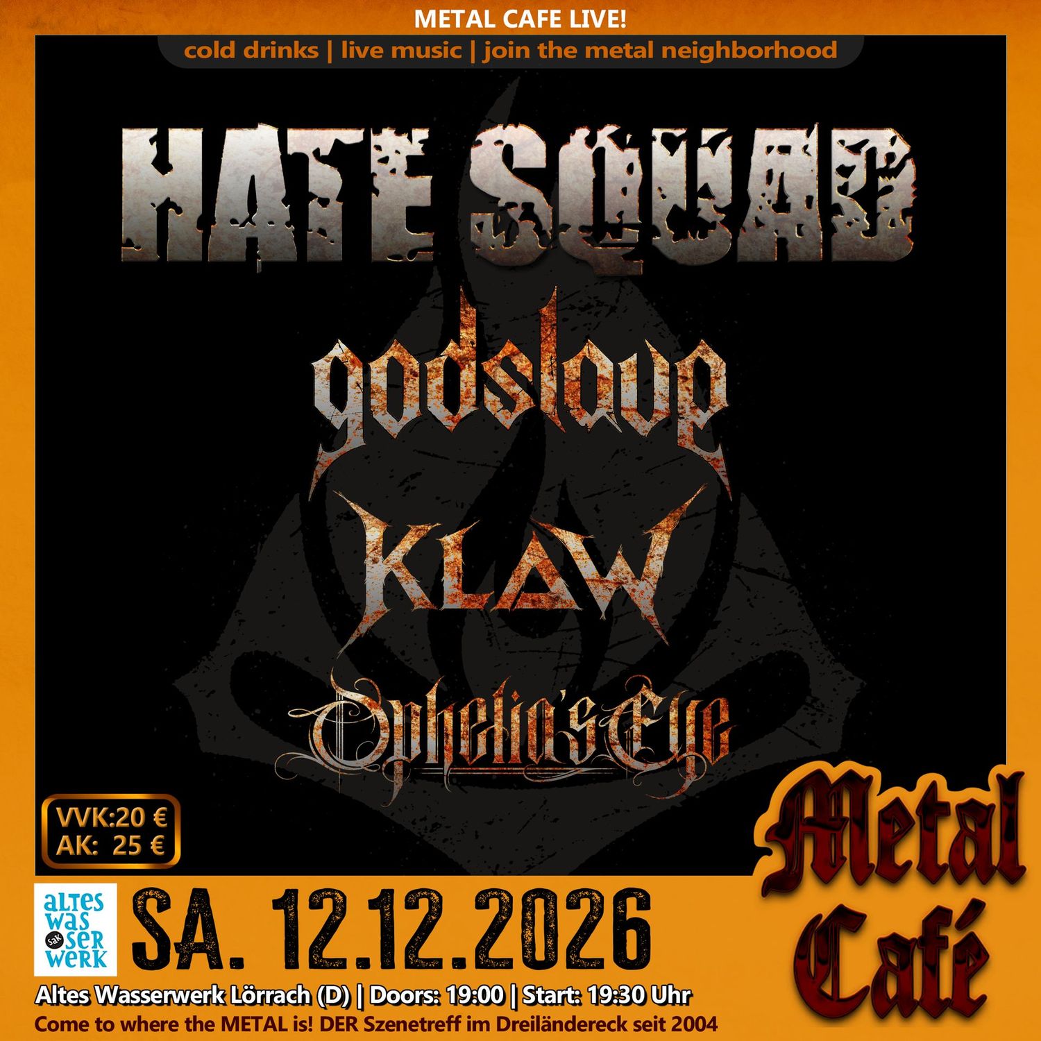 E-Ticket Metal Café 12.12.2026 E-Ticket Metal Café 12.12.2026