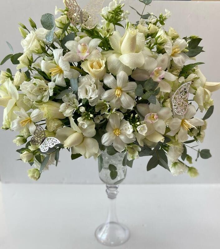 Huge Clear Flower Vase