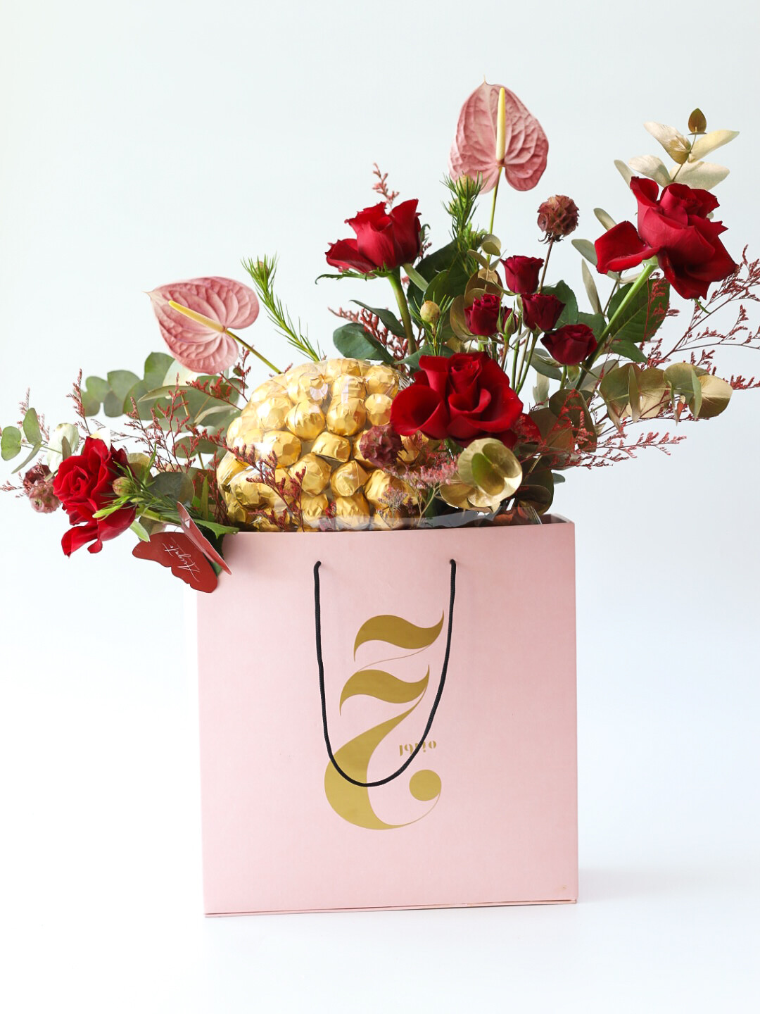 Hajj Leather Flower Bag