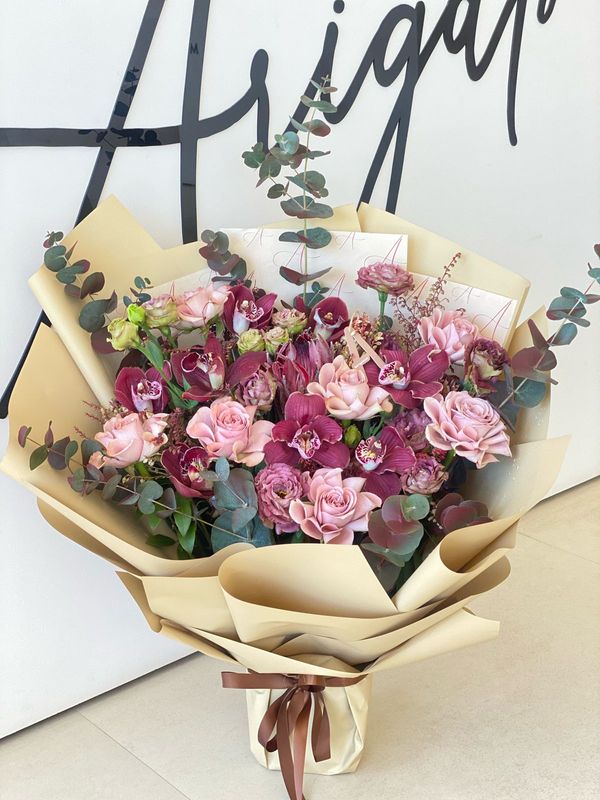 Purple warm bouquet