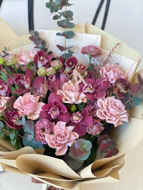Purple warm bouquet