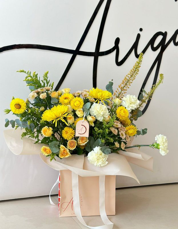 Yellow Flower Bag
