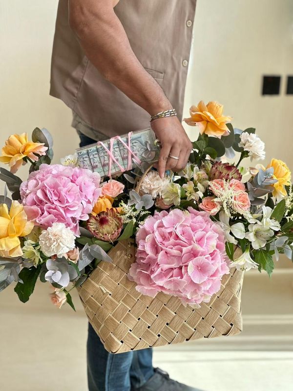 Hydrangea Basket