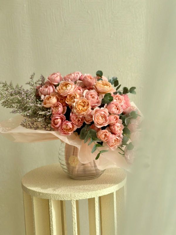 Tissue Flowers vase