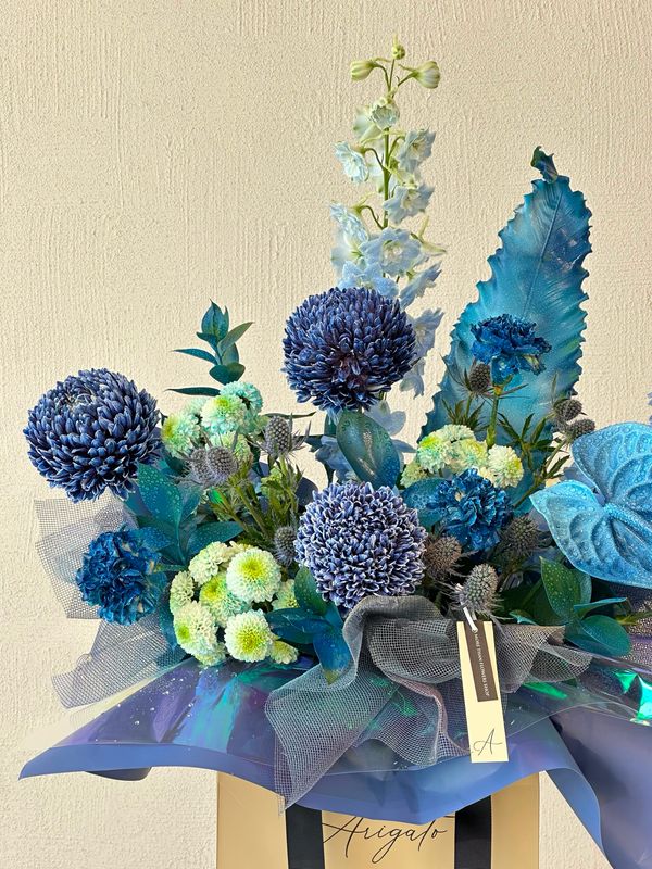 Blue Flower Bag