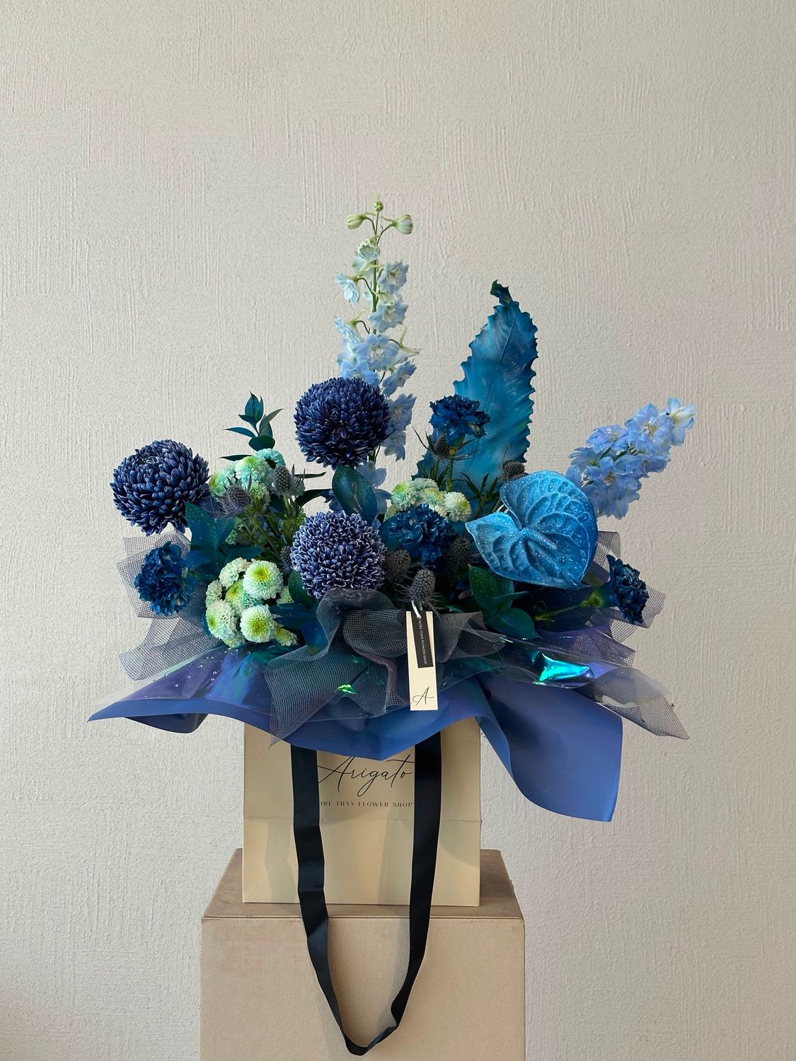 Blue Flower Bag