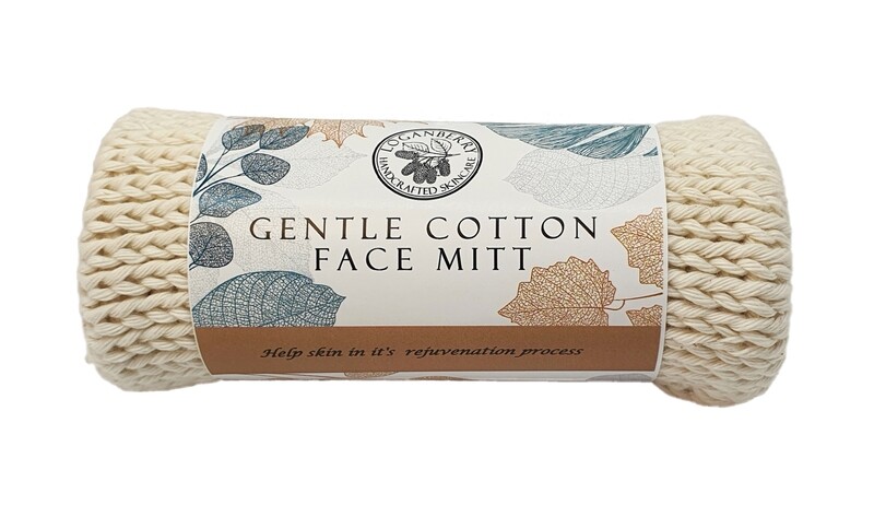 Natural Cotton Face Mitt &amp; Hessian Exfoliator