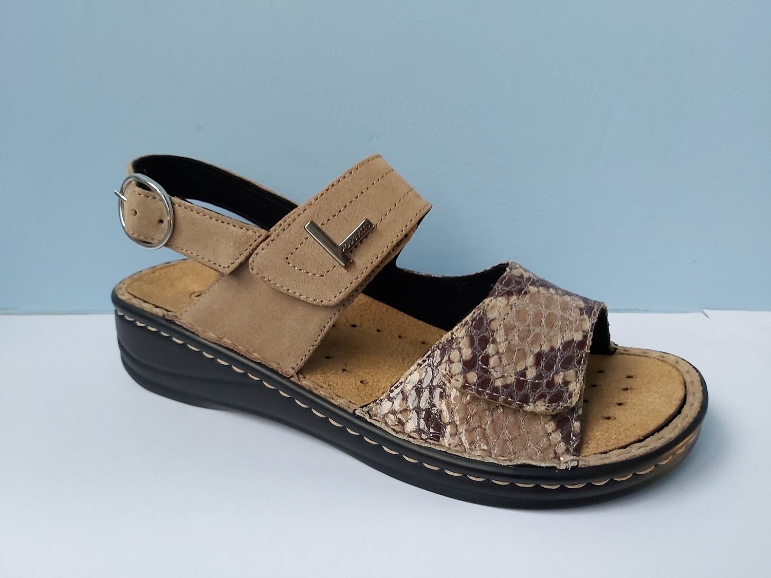 KELLY PYTHON BEIGE