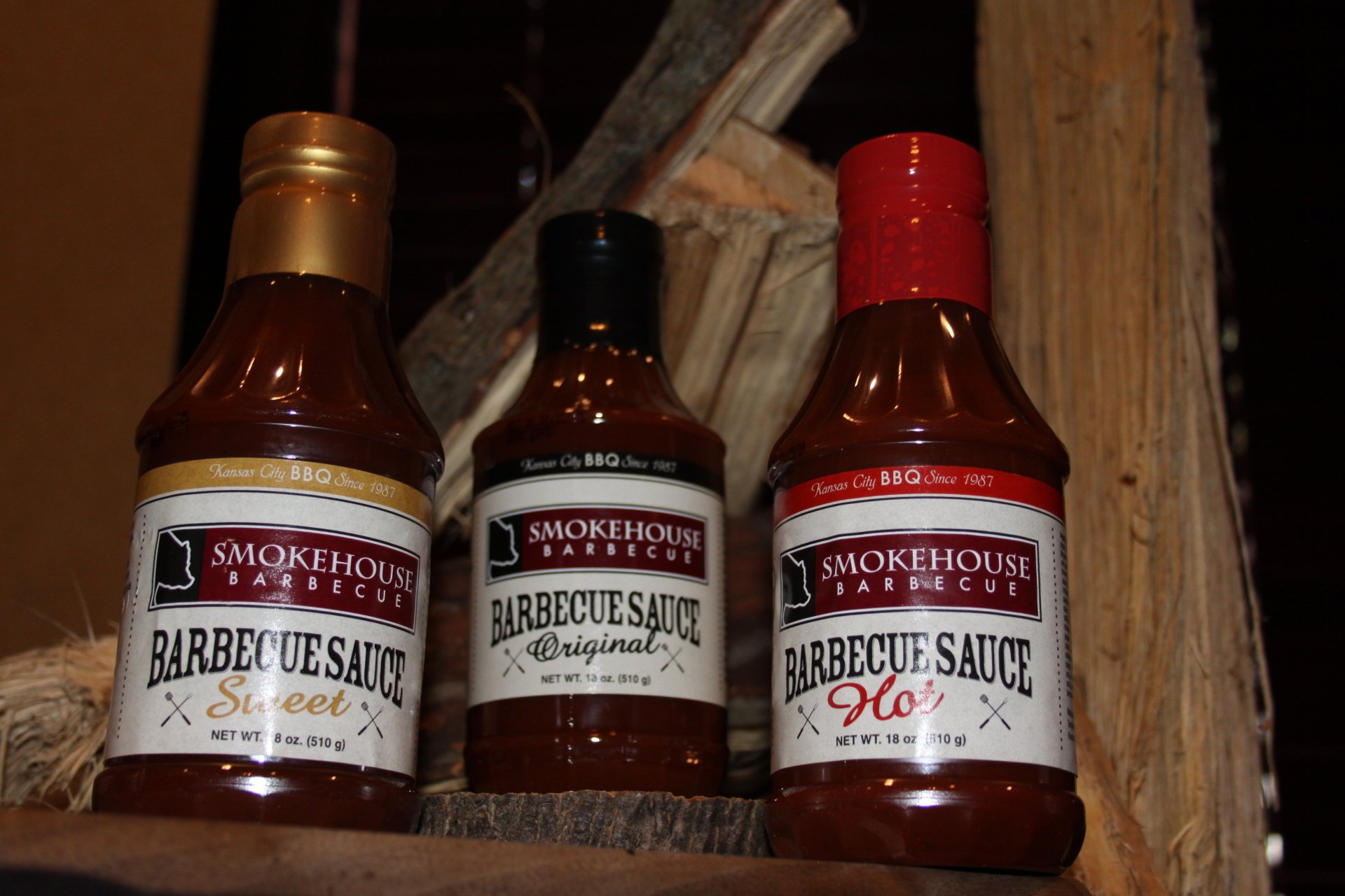 3-Piece Variety Pack: Bean Base & BBQ Sauce (18 oz each)