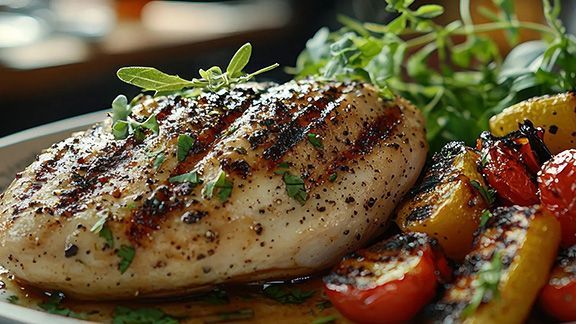 Grilled Chicken Breast Platter