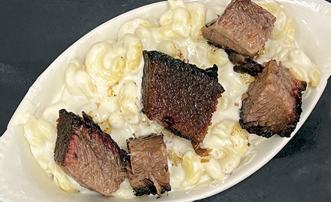 Burnt End Mac & Cheese Appetizer