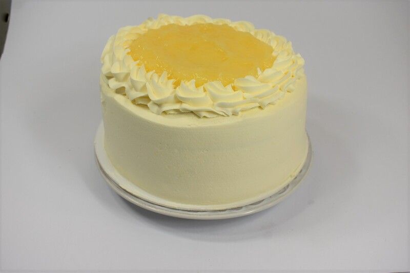 Lemon Mousse Torte Cake Slice