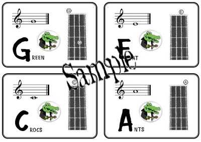 A7 Note Name Cards