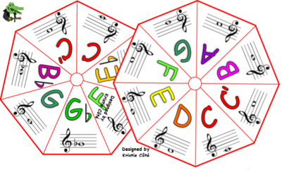C Major and C Blues Scale Spinners