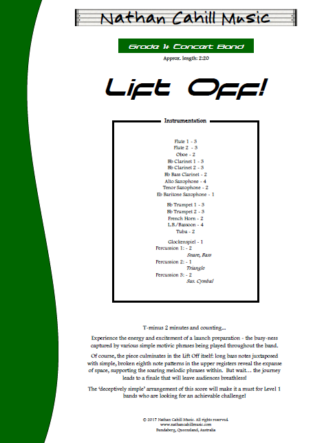 Lift Off! Level 1+ Concert Band