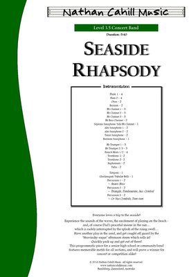 Seaside Rhapsody - Level 3.5 Concert Band