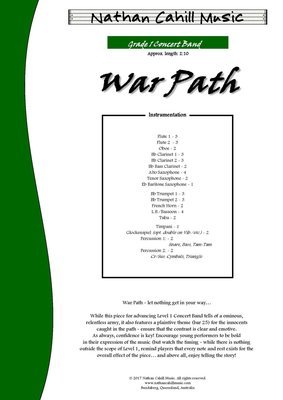 War Path - Level 1 Concert Band