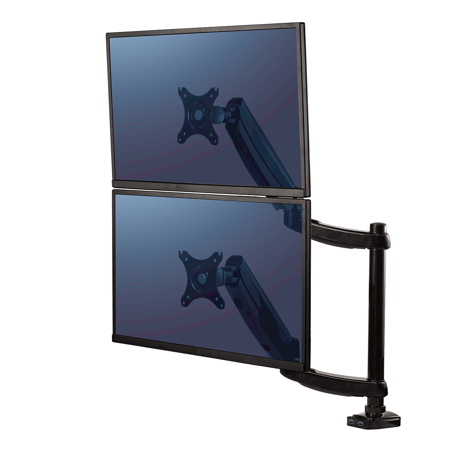 Fellowes Platinum Series Stacking Dual Monitor Mount