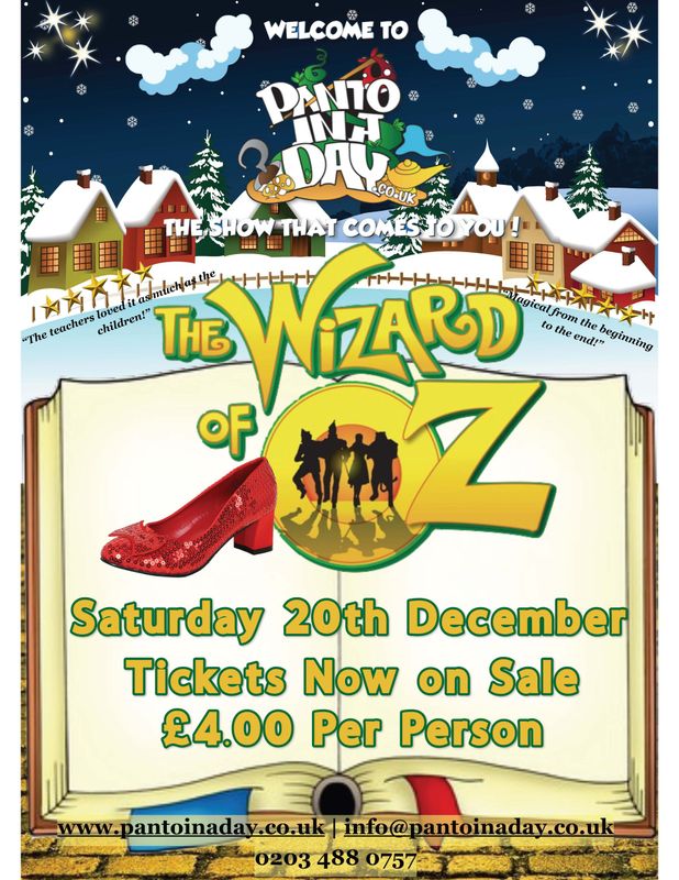 Christmas Pantomime - Wizard of OZ