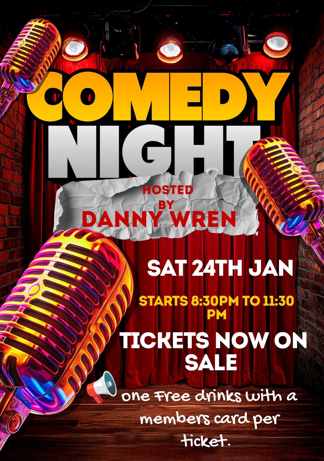 Sit Down For Stand up - Comedy Night