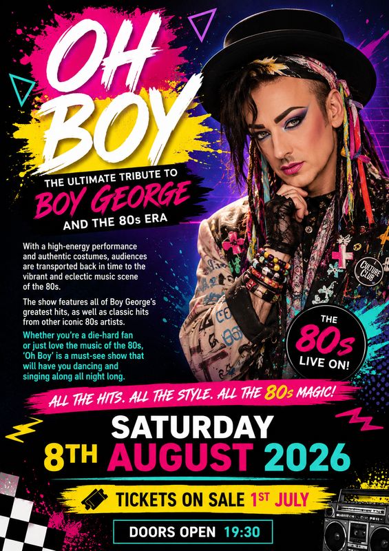 OH BOY – The Ultimate Boy George & 80s Show